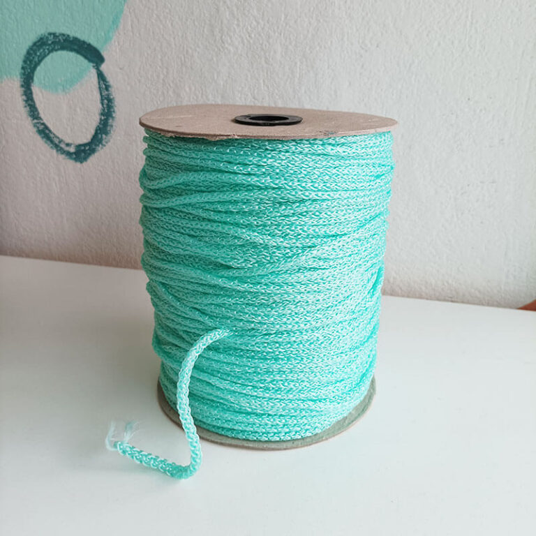 Cordón Macramé Aqua 4mm Proyecto DIY