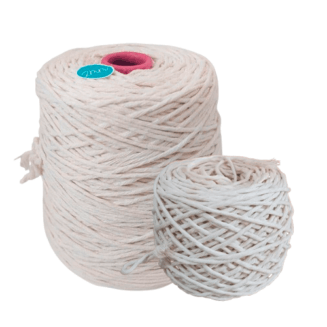 Hilaza de Algodón 2mm Crudo para Macramé