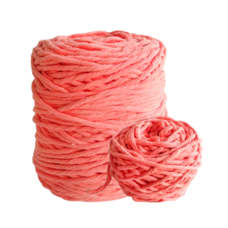 Hilaza Premium 4mm Salmón para Macramé