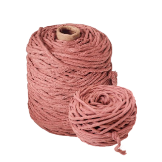 Hilaza Premium 4mm Moka para Macramé