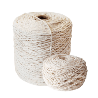 Hilaza de Algodón 1.5mm Crudo para Macramé